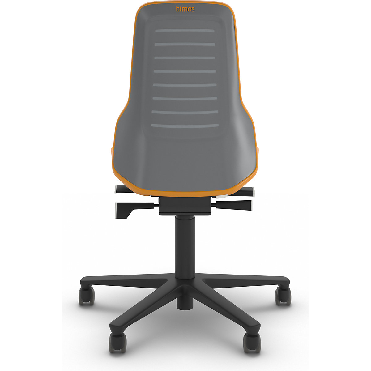 NEON werkdraaistoel, wielen – bimos (Productafbeelding 5)-4