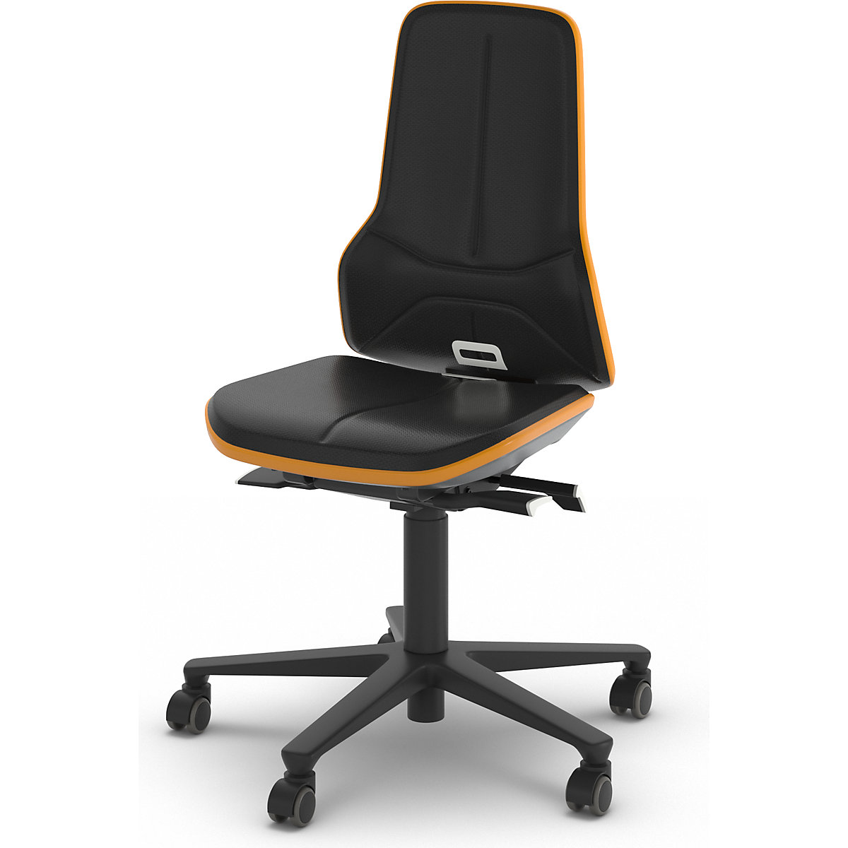 NEON werkdraaistoel, wielen – bimos (Productafbeelding 6)-5