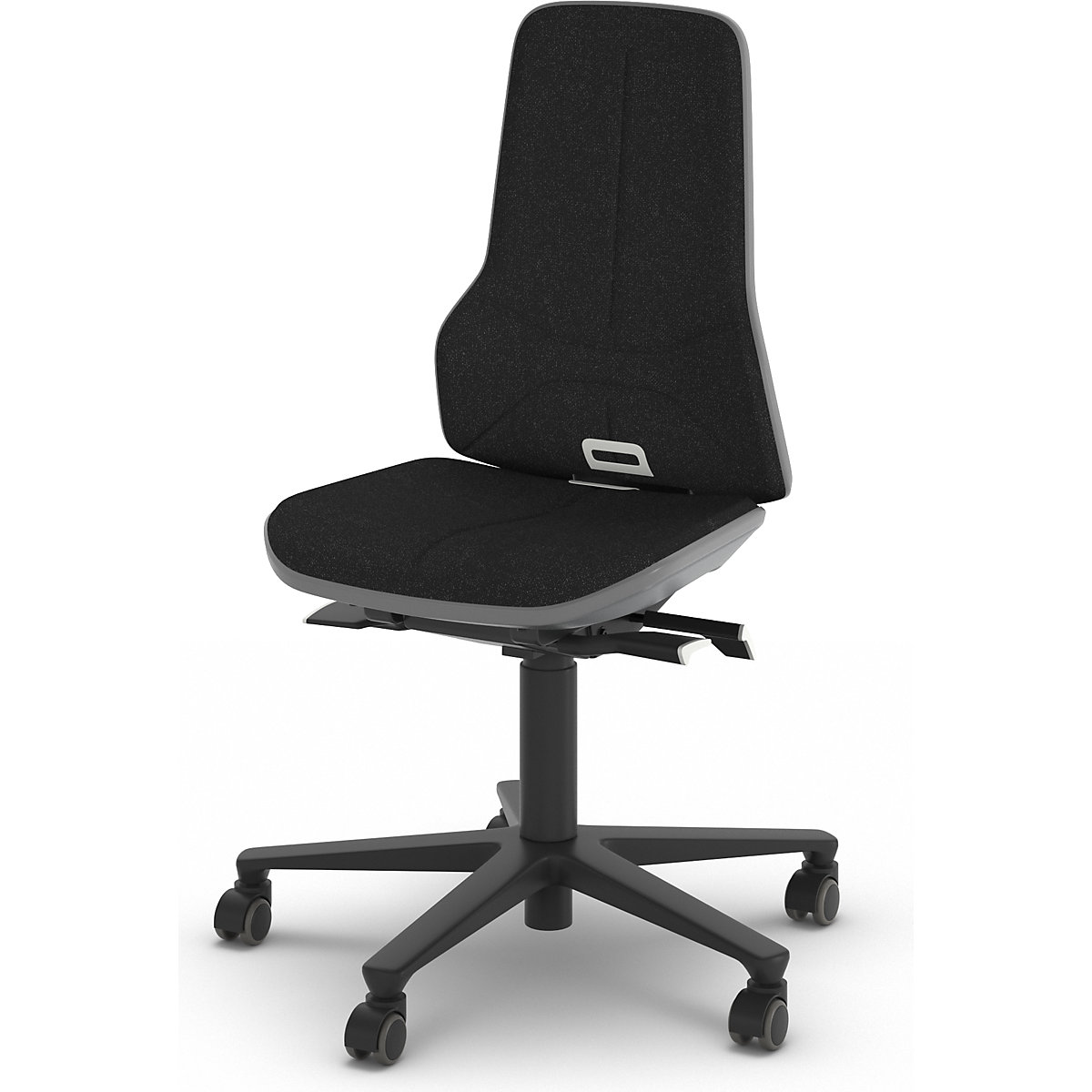 NEON werkdraaistoel, wielen – bimos (Productafbeelding 5)-4