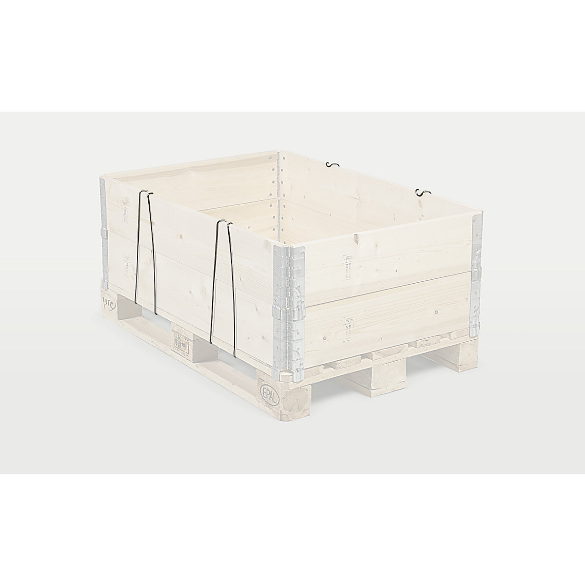 Framevergrendeling, VE = 10 stuks, voor 2 palletopzetranden-1