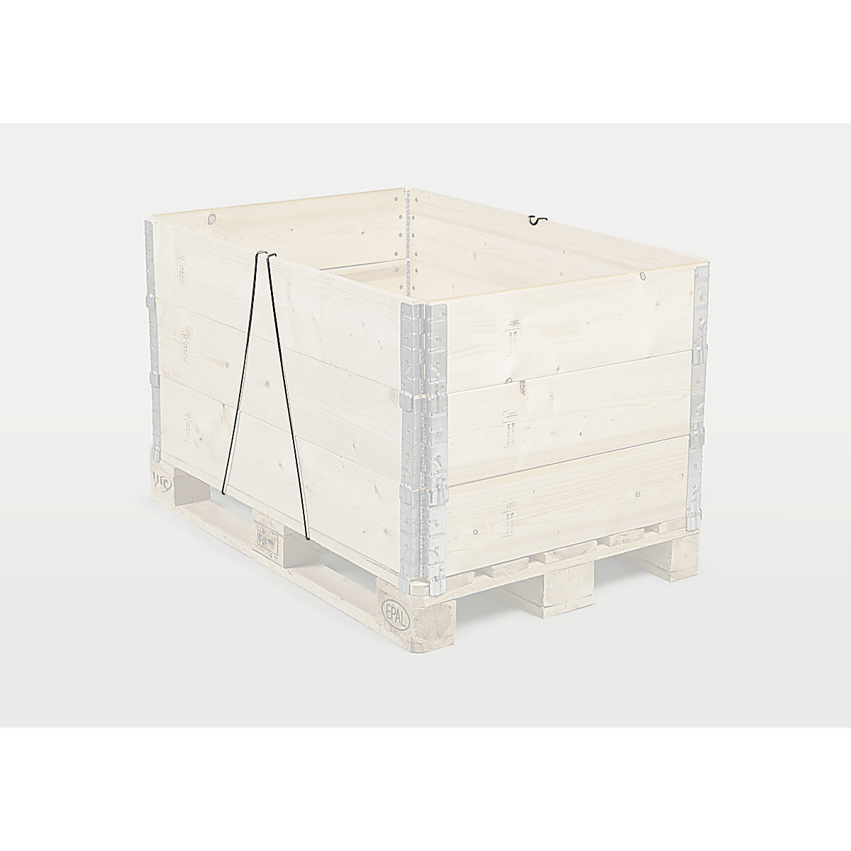 Framevergrendeling, VE = 10 stuks, voor 3 palletopzetranden-3