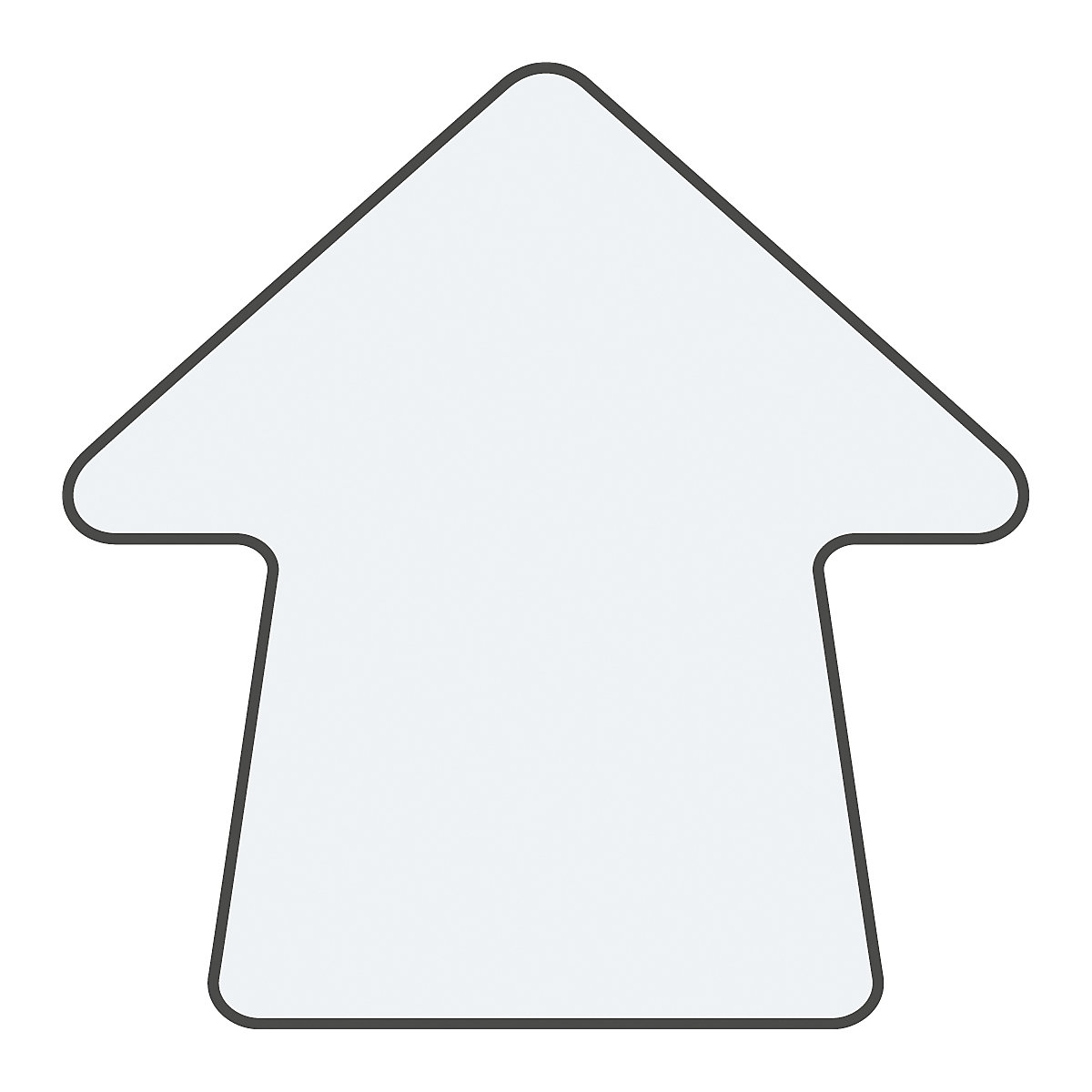 Kaiserkraft PVC Floor Markers Arrow White 90 mm 3