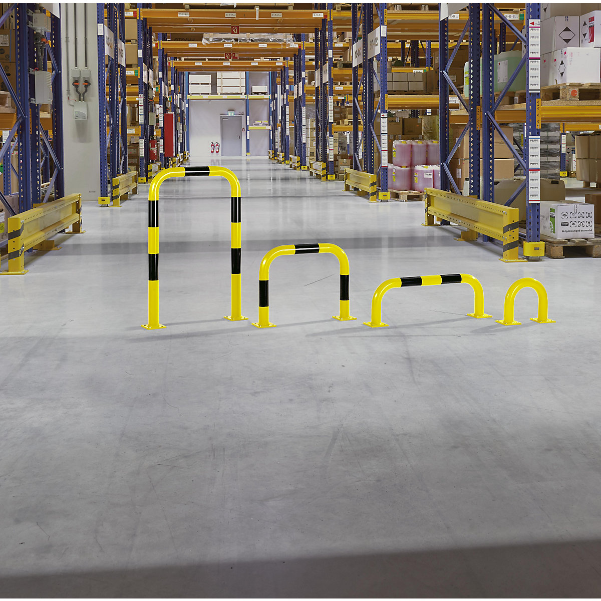 Rammschutzbügel, Ø 76 mm, zum Aufdübeln (Produktabbildung 3)-2