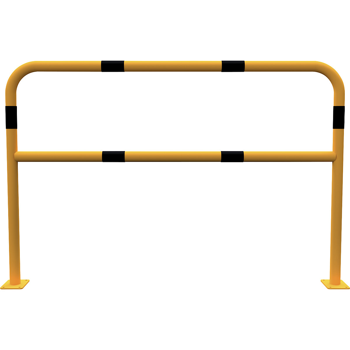 Schake Steel Crash Barrier Yellow/Black 1500x1000mm 5