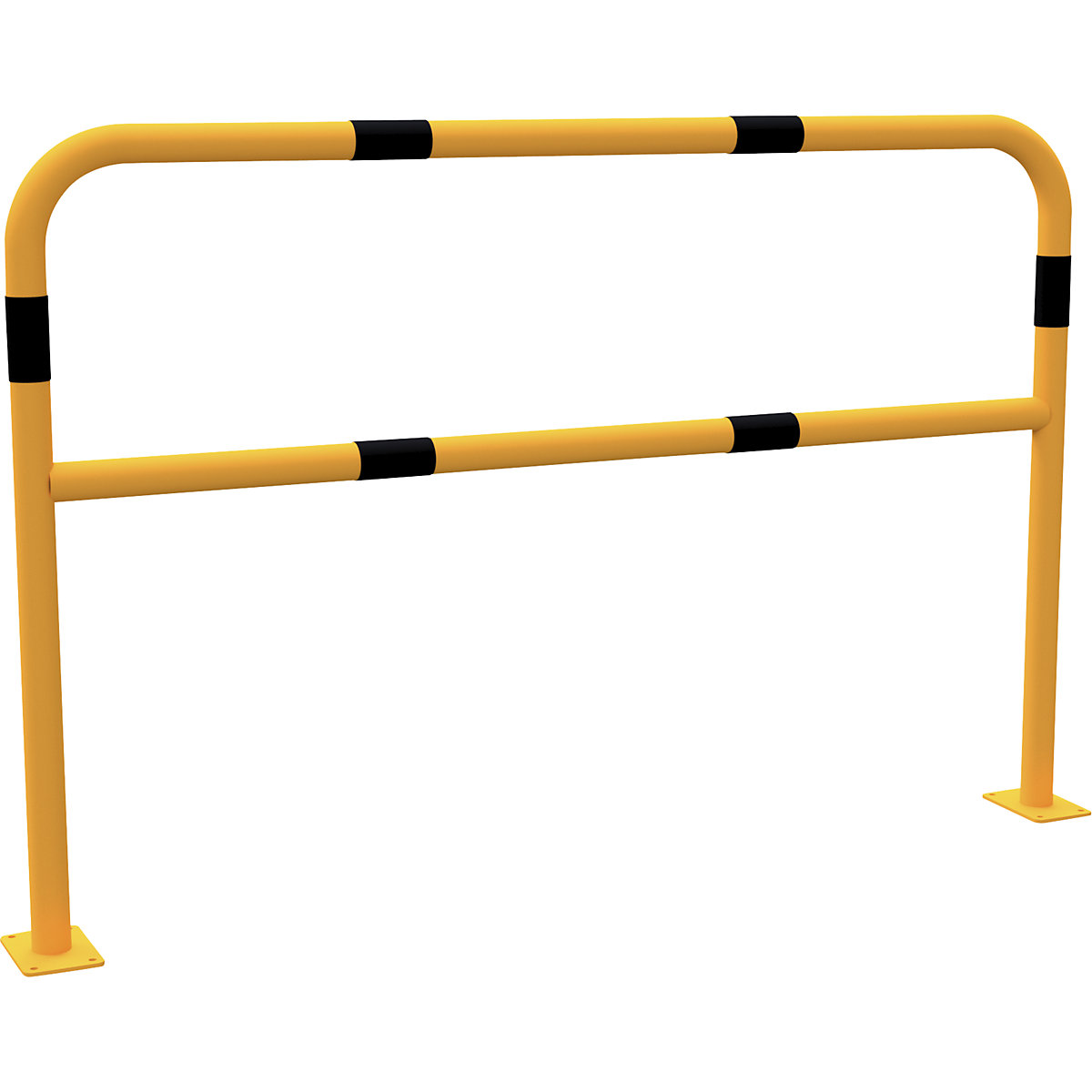 Schake Steel Crash Barrier Yellow/Black 1500x1000mm 7