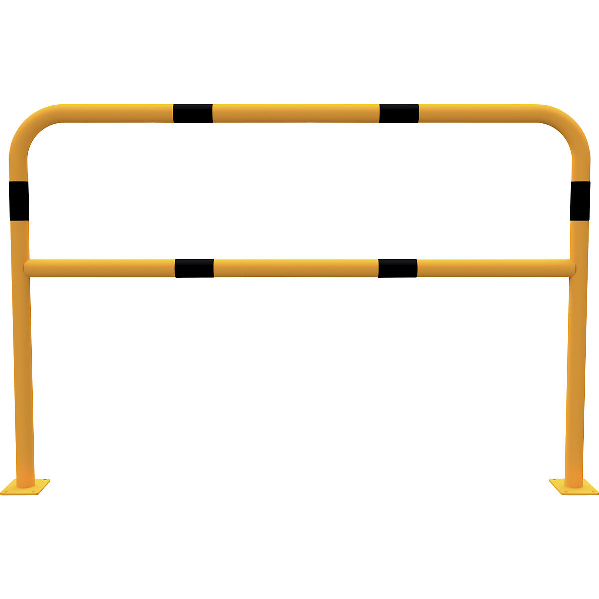 Schake Steel Crash Barrier Yellow/Black 1500x1000mm 8
