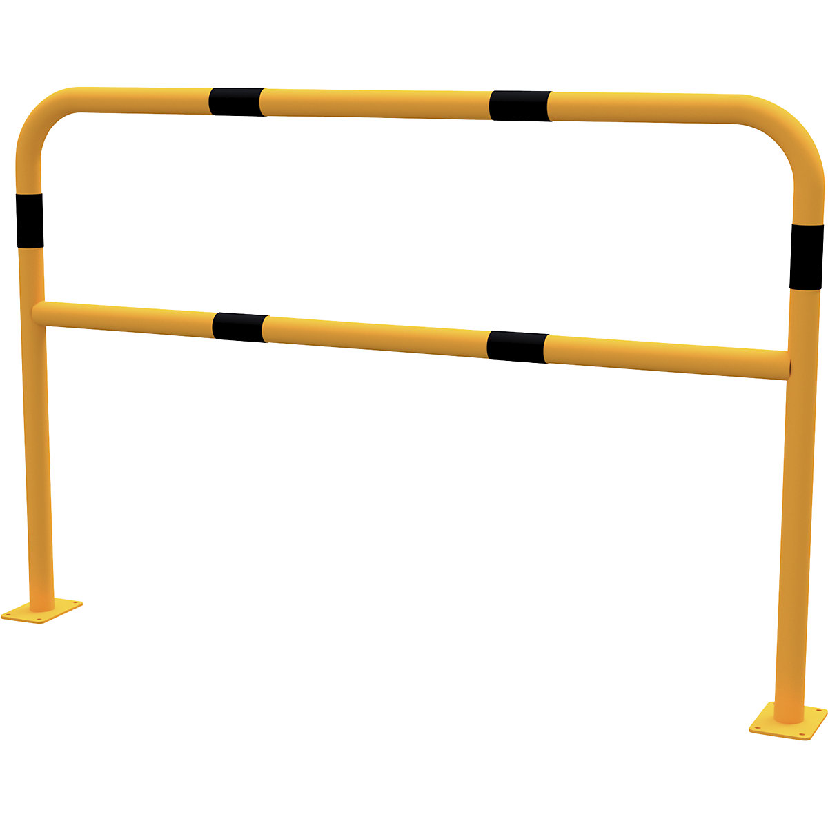 Schake Steel Crash Barrier Yellow/Black 1500x1000mm 3