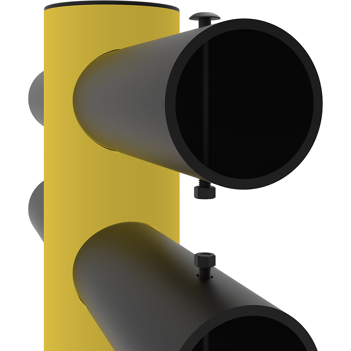 Sicherheitsgeländer, flexibler Kunststoff d-flexx (Produktabbildung 3)-2