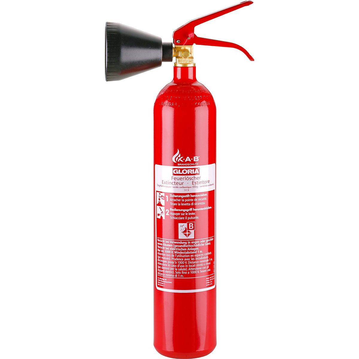 Kohlendioxid-CO2-Feuerlöscher GLORIA (Produktabbildung 2)-1
