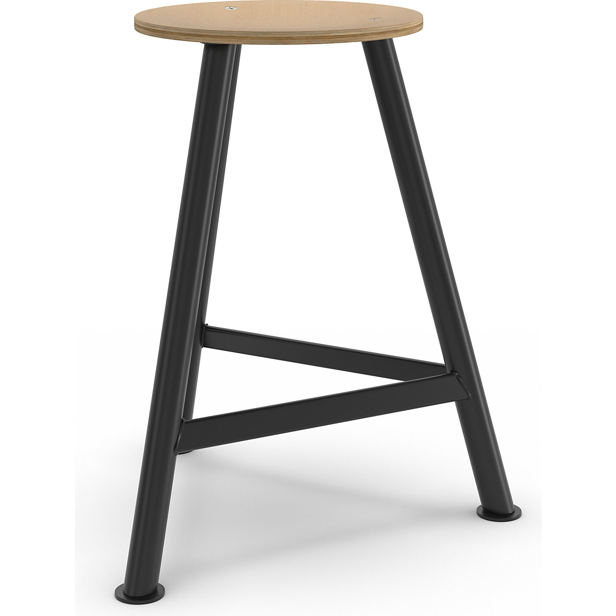 Werkstatthocker, Sitz aus Buchenschichtholz (Produktabbildung 3)-2