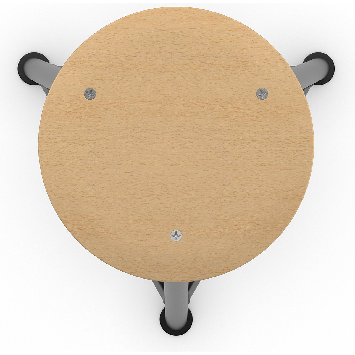 Werkstatthocker, Sitz aus Buchenschichtholz (Produktabbildung 5)-4