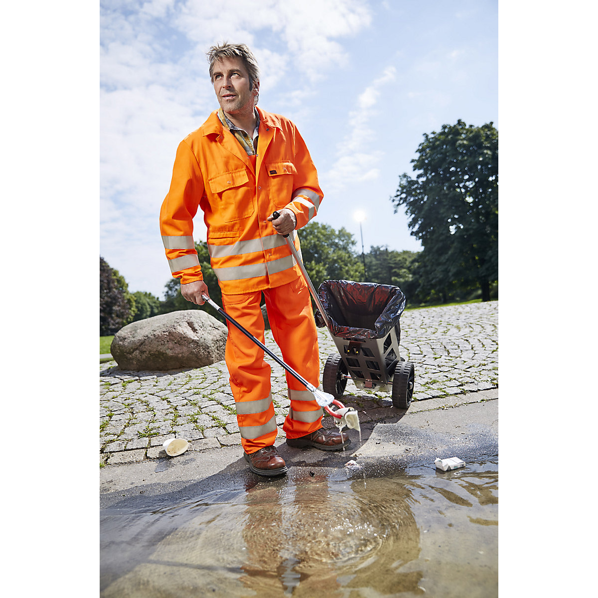 Abfallsammelwagen EASY FLORA (Produktabbildung 2)-1