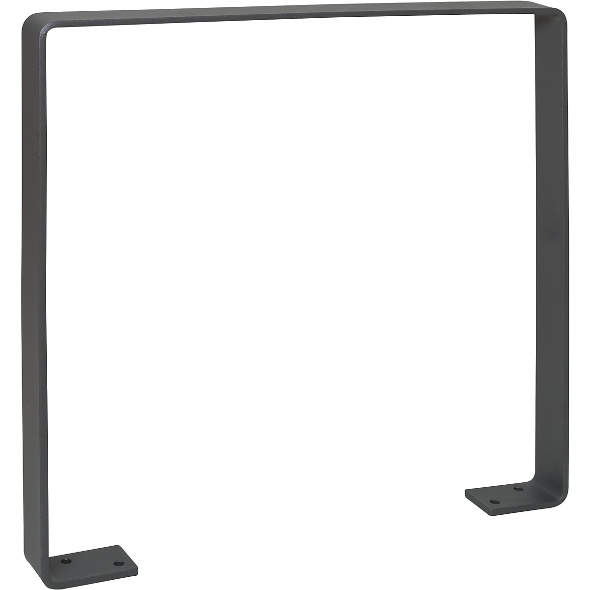 Anlehnbügel GILA Moravia, Stahl 70 x 10 mm, feuerverzinkt, eisenglimmer-1