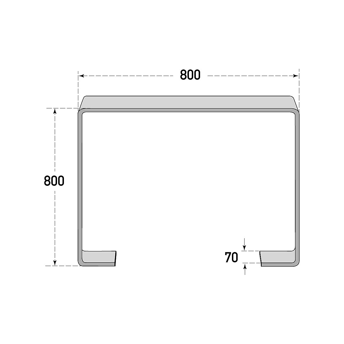 Anlehnbügel GILA Moravia (Produktabbildung 5)-4