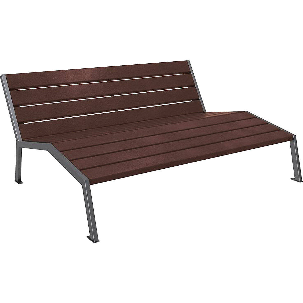 Liegestuhl SILAOS® aus Recycling-Kunststoff PROCITY