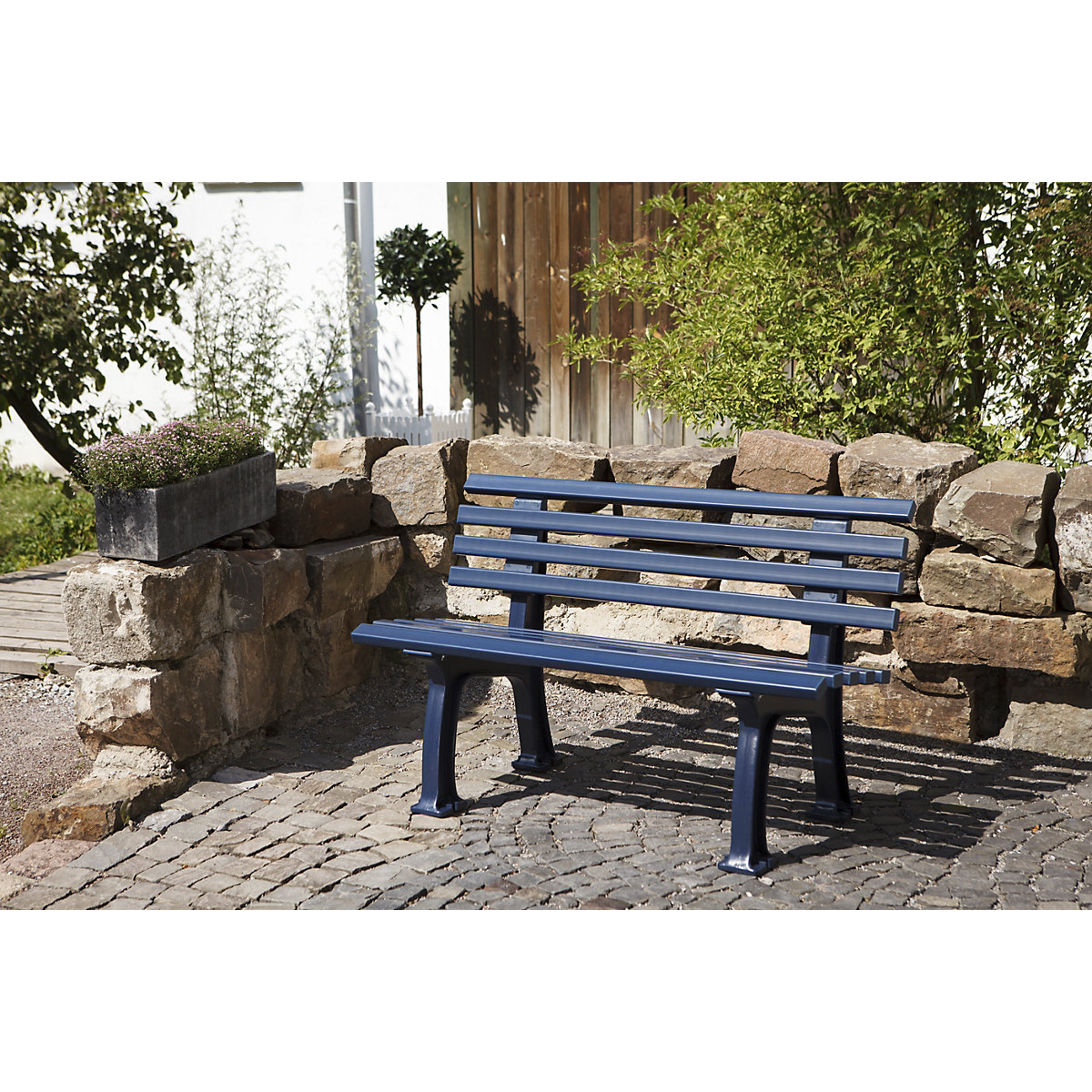 Parkbank aus Kunststoff (Produktabbildung 4)-3