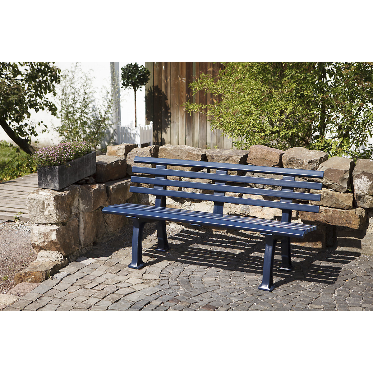 Parkbank aus Kunststoff (Produktabbildung 7)-6