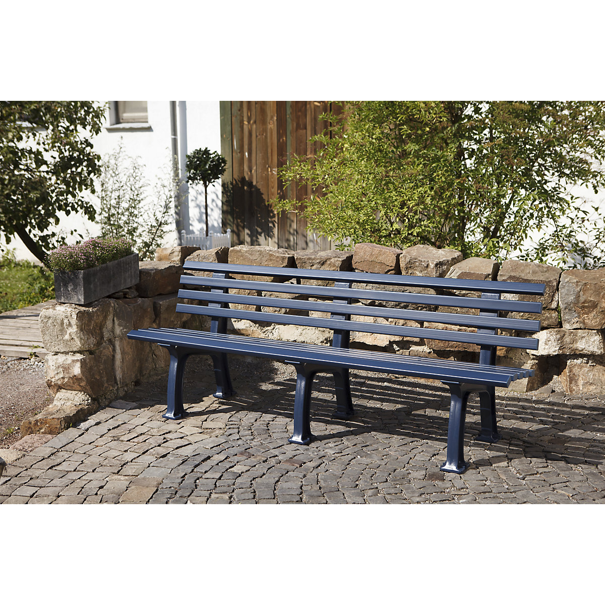 Parkbank aus Kunststoff (Produktabbildung 3)-2