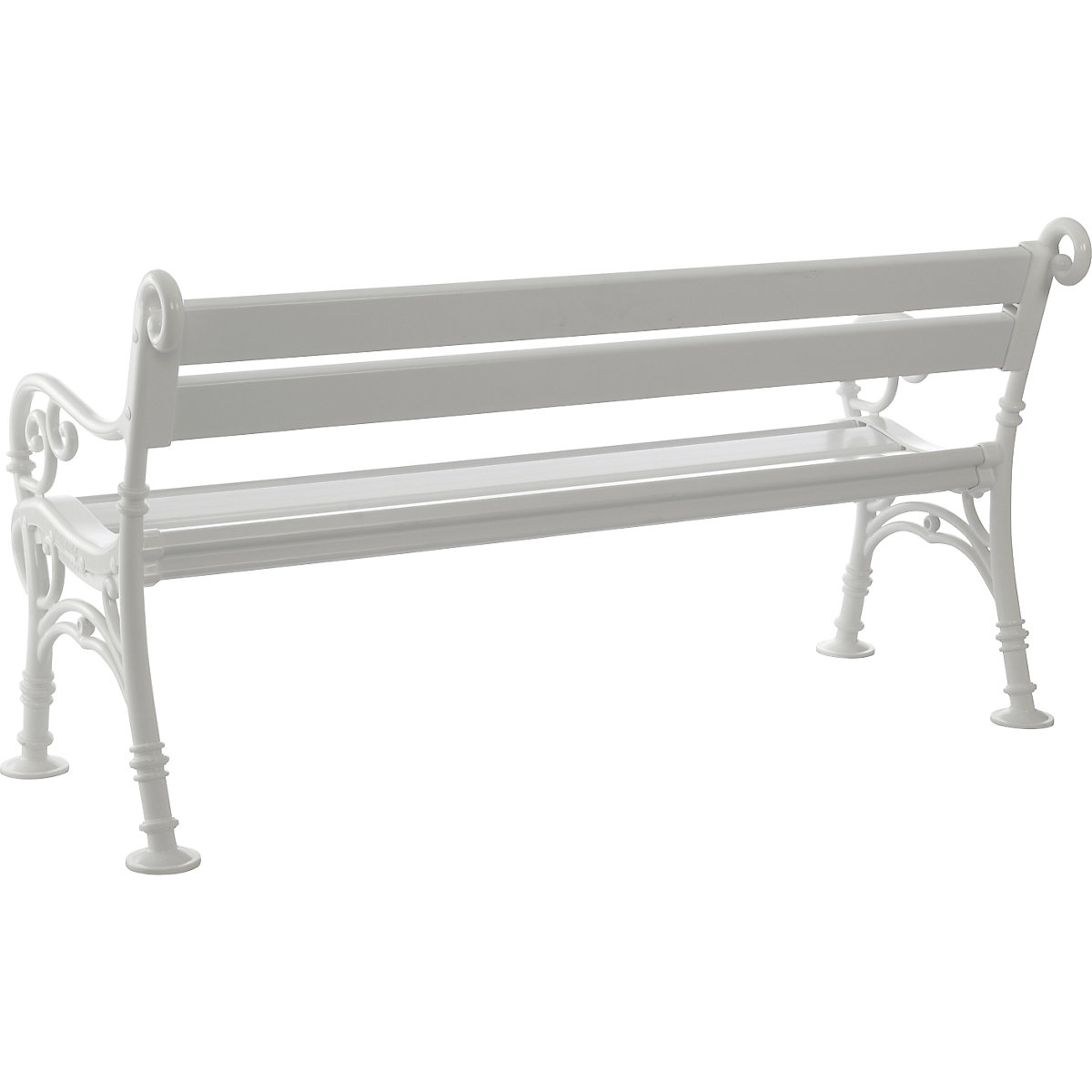 Kaiserkraft Classic Bench White 160 cm 5