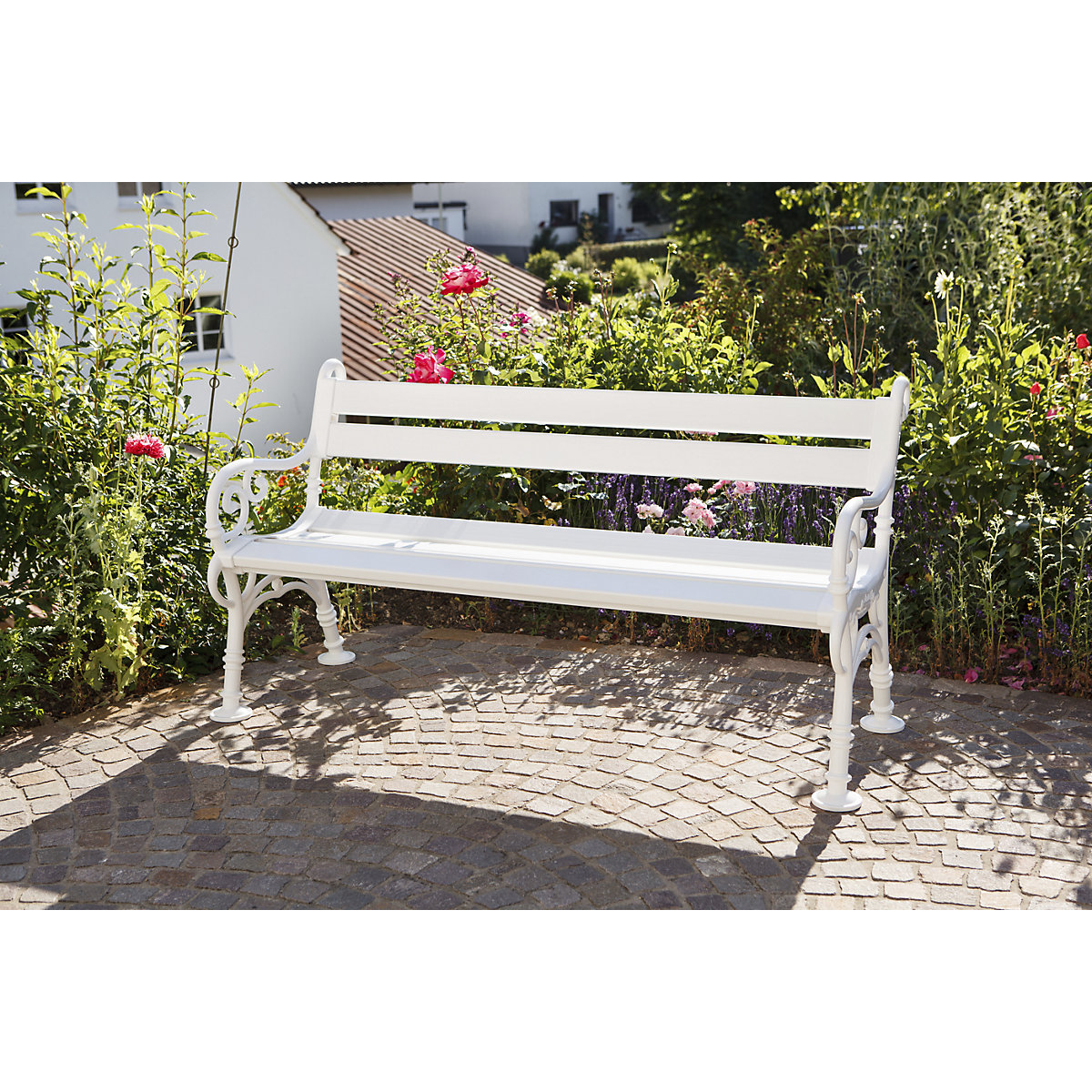 Kaiserkraft Classic Bench White 160 cm 6