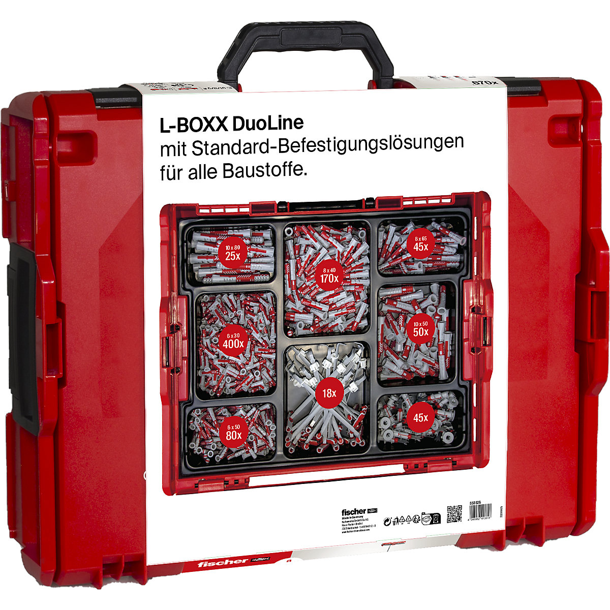 Dübel L-Boxx 102 DuoLine fischer (Produktabbildung 3)-2
