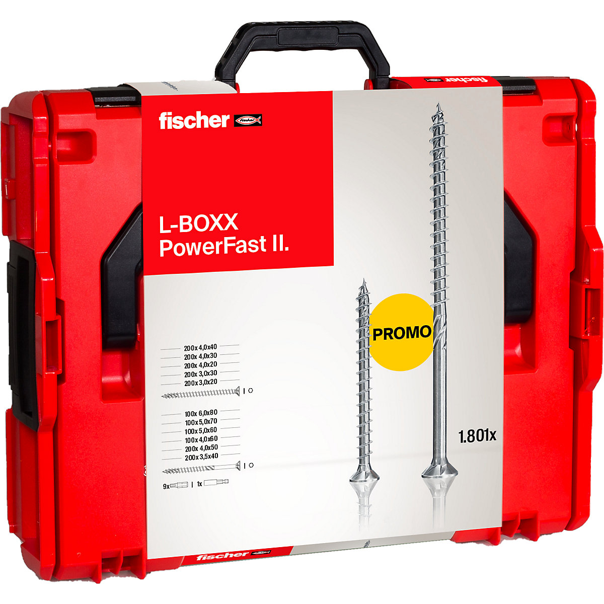 Schrauben PowerFast II L-Boxx 102 fischer (Produktabbildung 3)-2