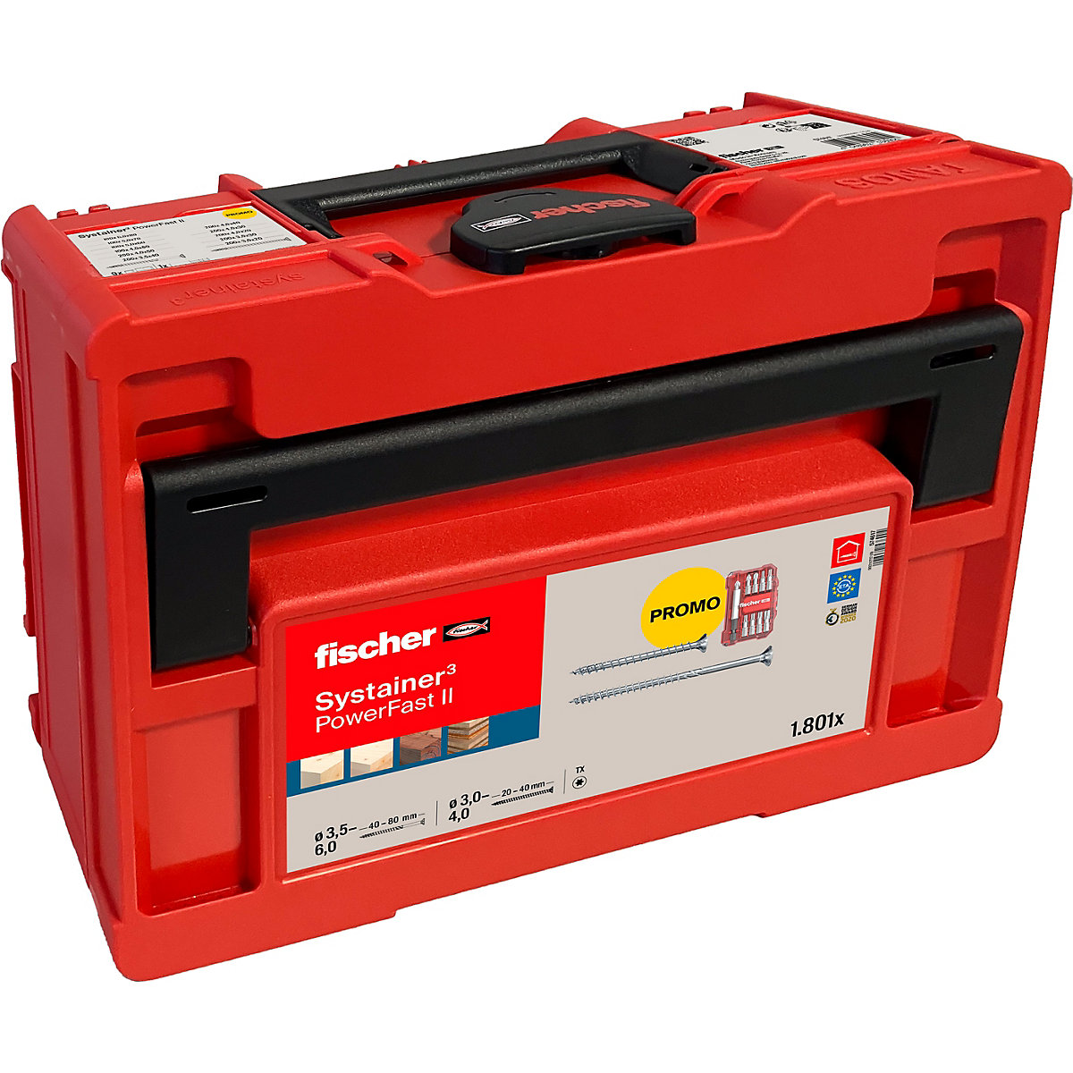 Schrauben PowerFast II Tanos Systainer-Box M137 fischer (Produktabbildung 3)-2