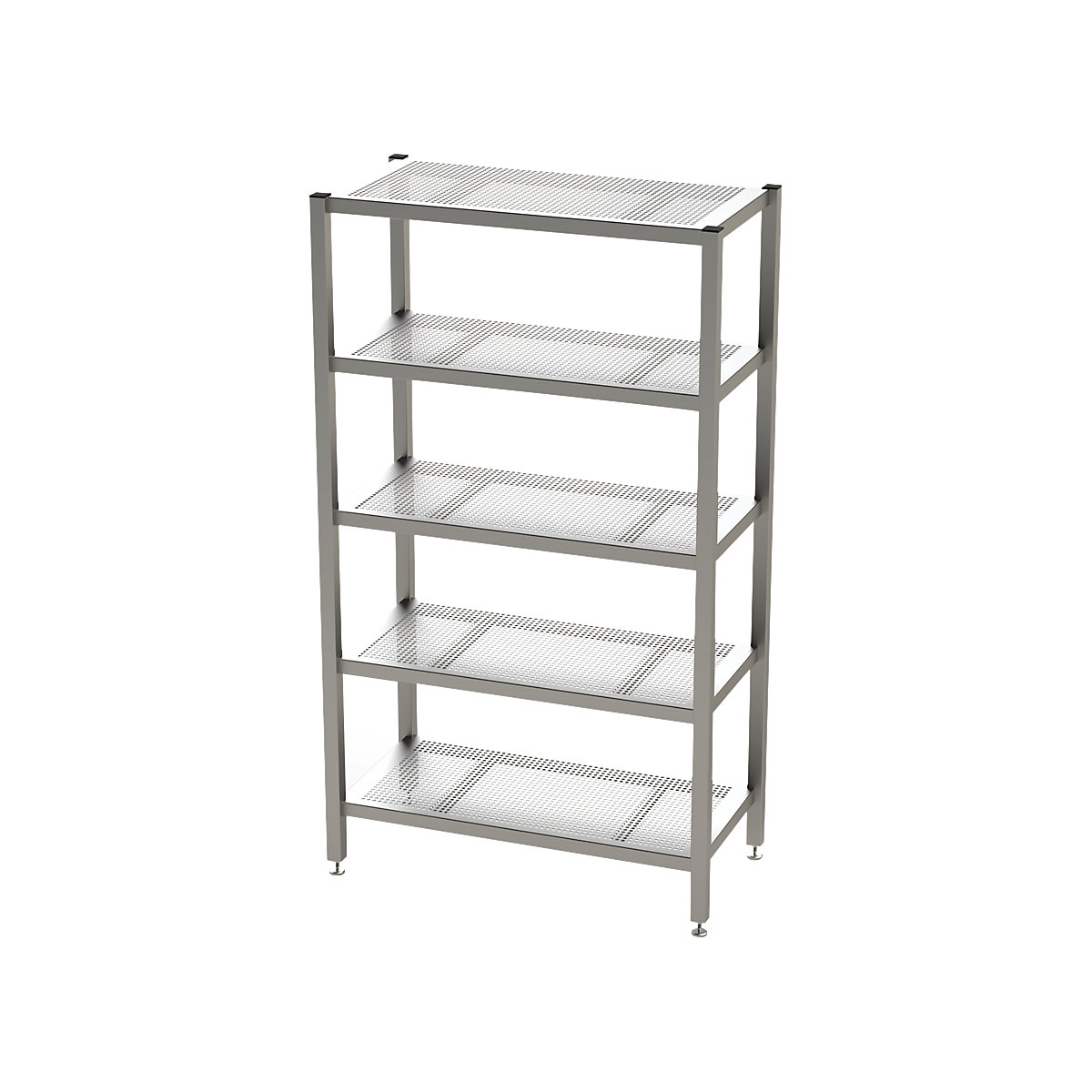 kaiserkraft Cleanroom Shelf Stainless Steel 100x50x175 cm 3