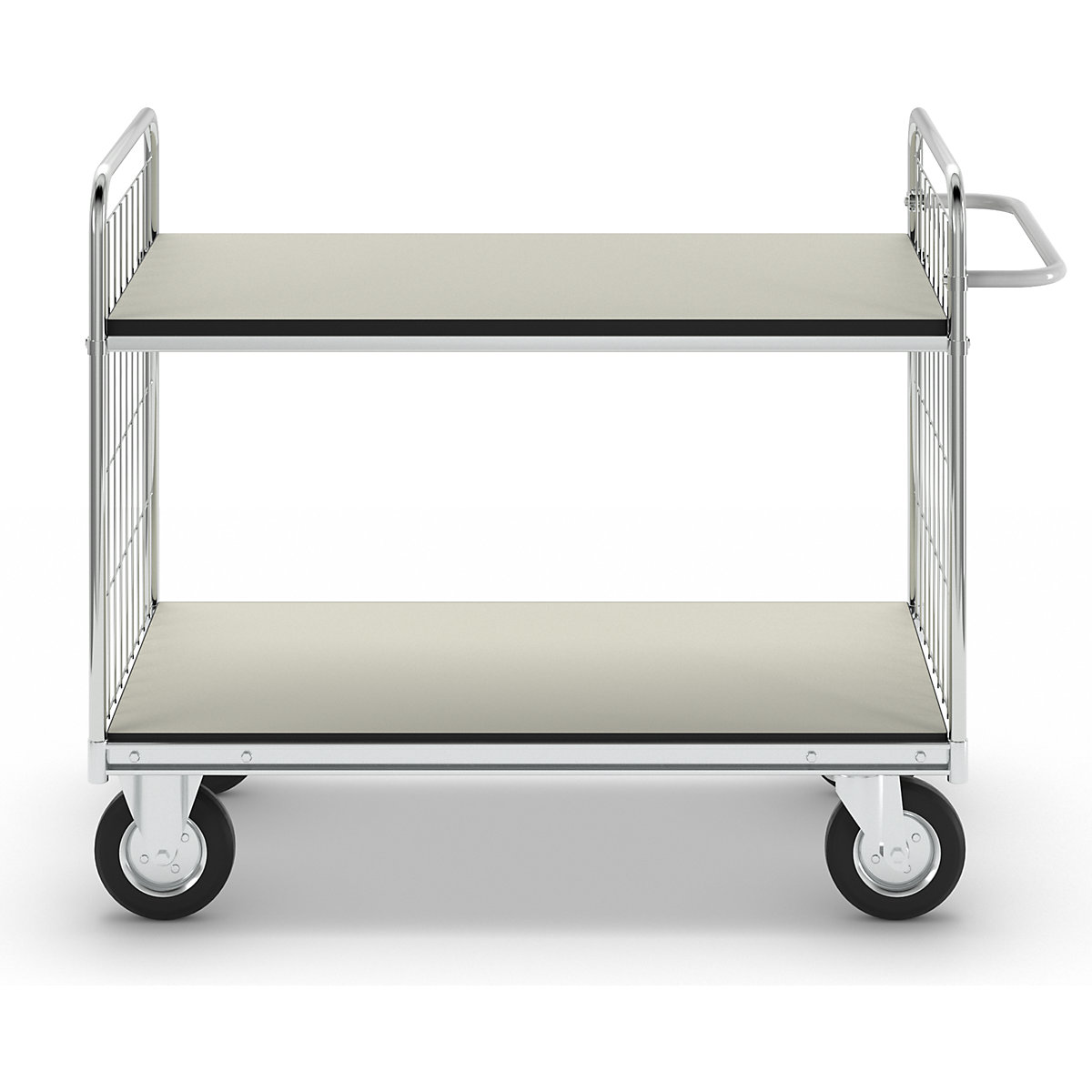 Helge Nyberg SERIE 300 ESD Shelf Trolley 2-Tier Grey 5