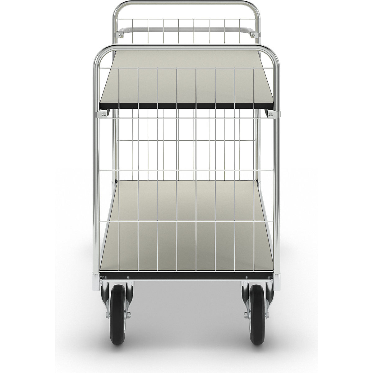 Helge Nyberg SERIE 300 ESD Shelf Trolley 2-Tier Grey 6