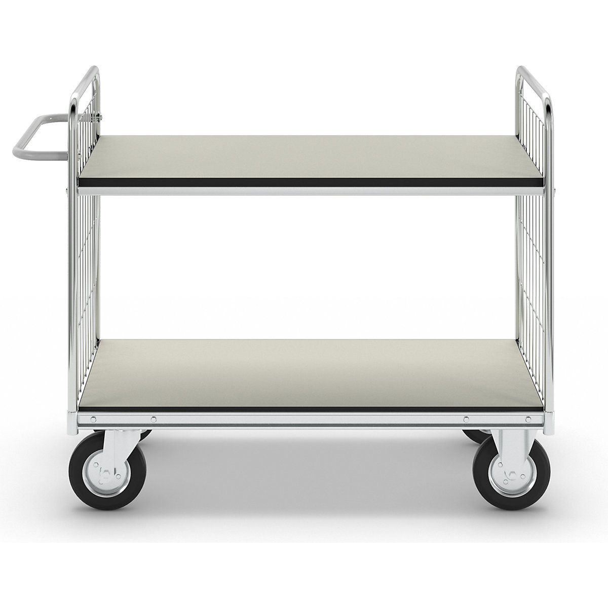 Helge Nyberg SERIE 300 ESD Shelf Trolley 2-Tier Grey 7