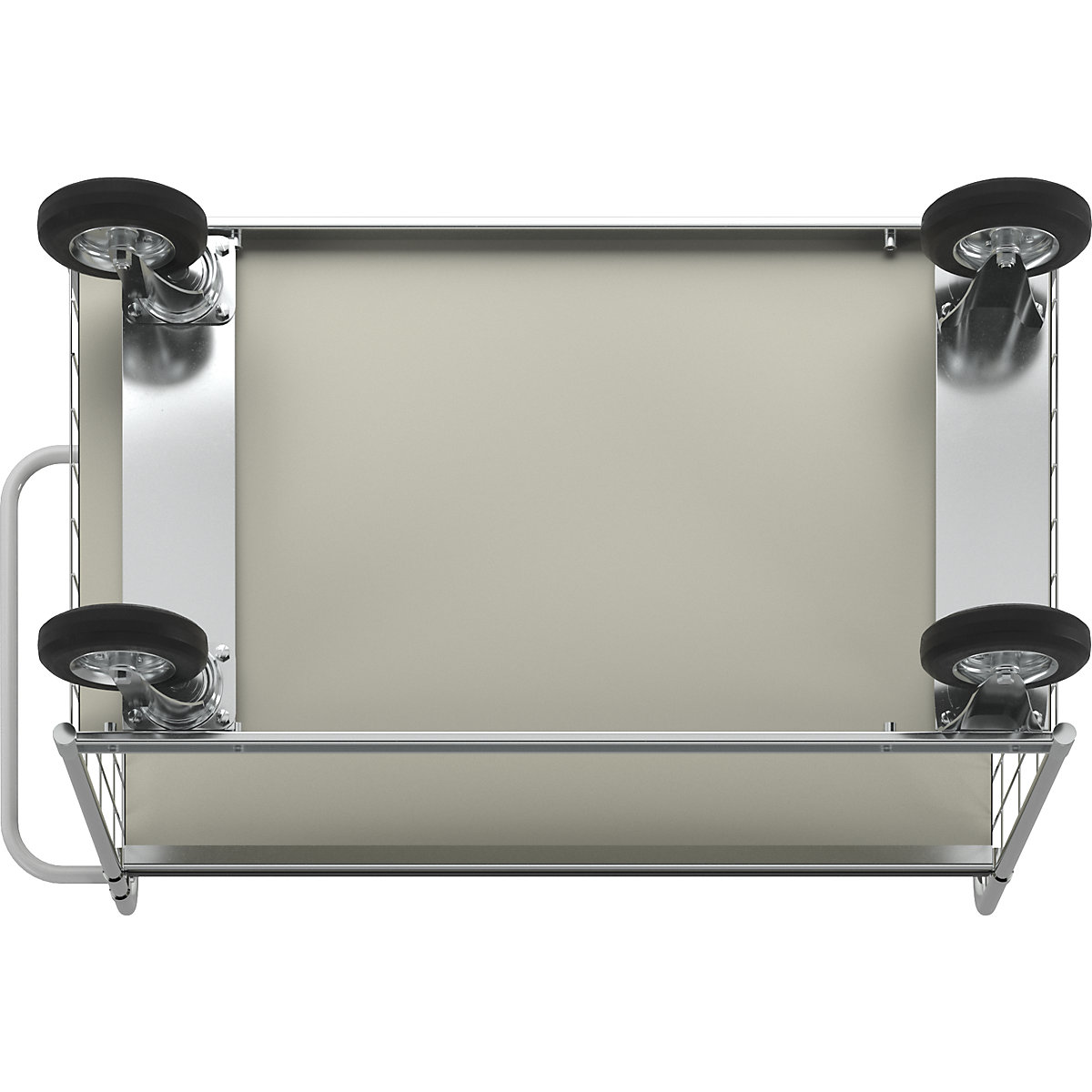 Helge Nyberg SERIE 300 ESD Shelf Trolley 2-Tier Grey 8