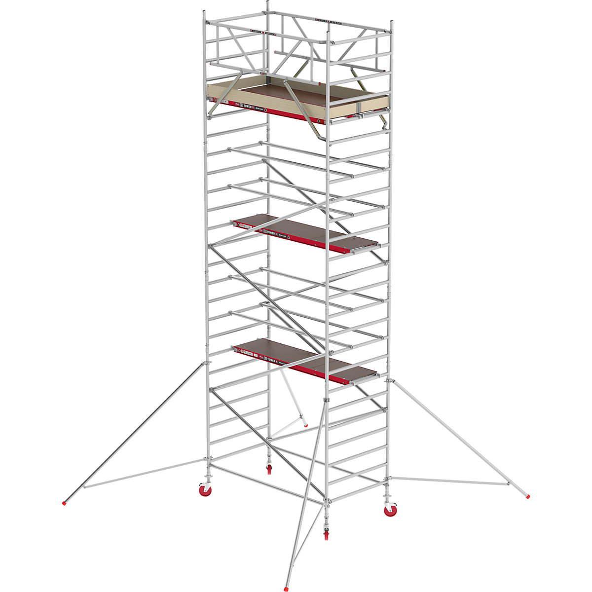 Fahrgerüst RS TOWER 42 breit Altrex, Holzplattform, Länge 2,45 m, Arbeitshöhe 8,20 m-6