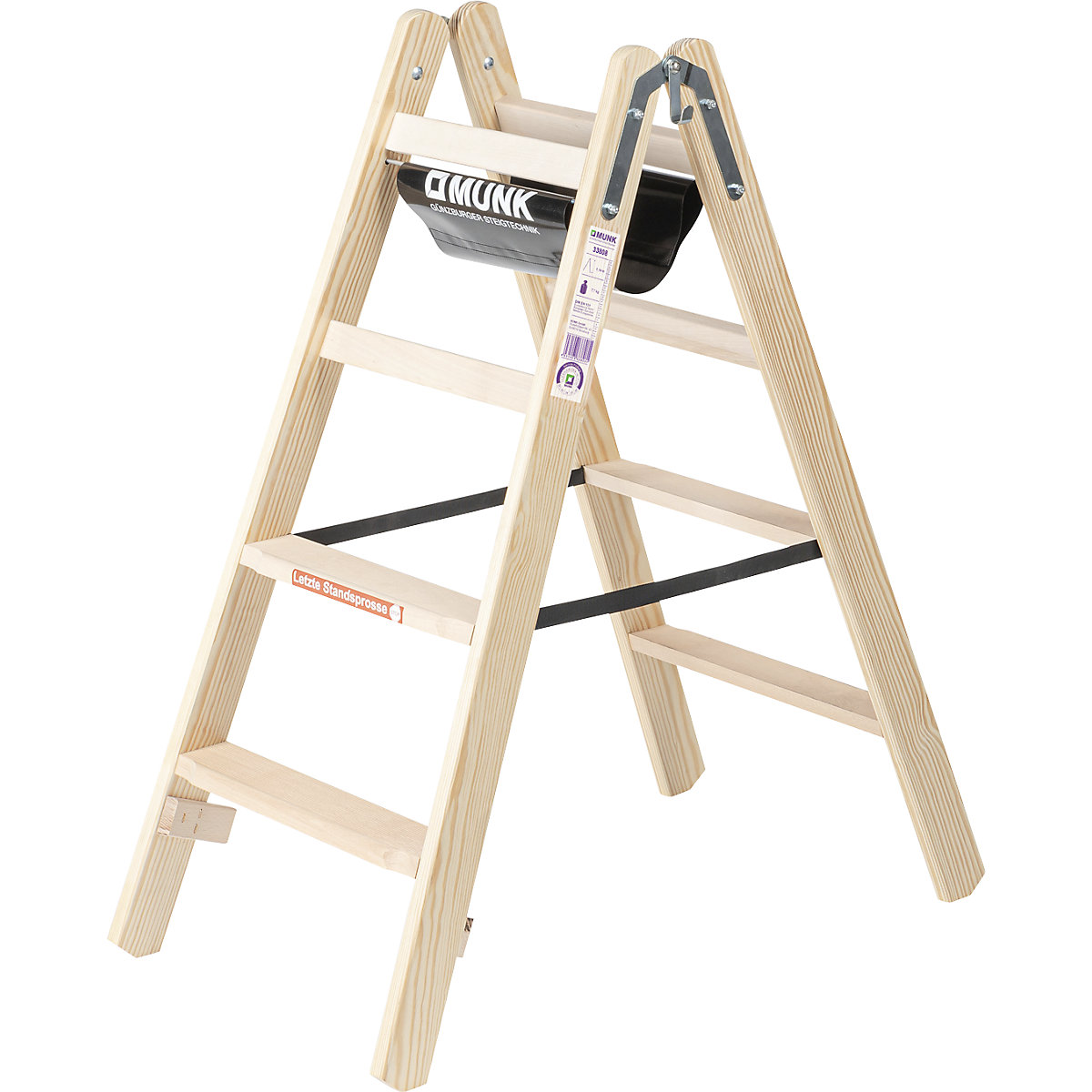 Holz-Stufenstehleiter MUNK