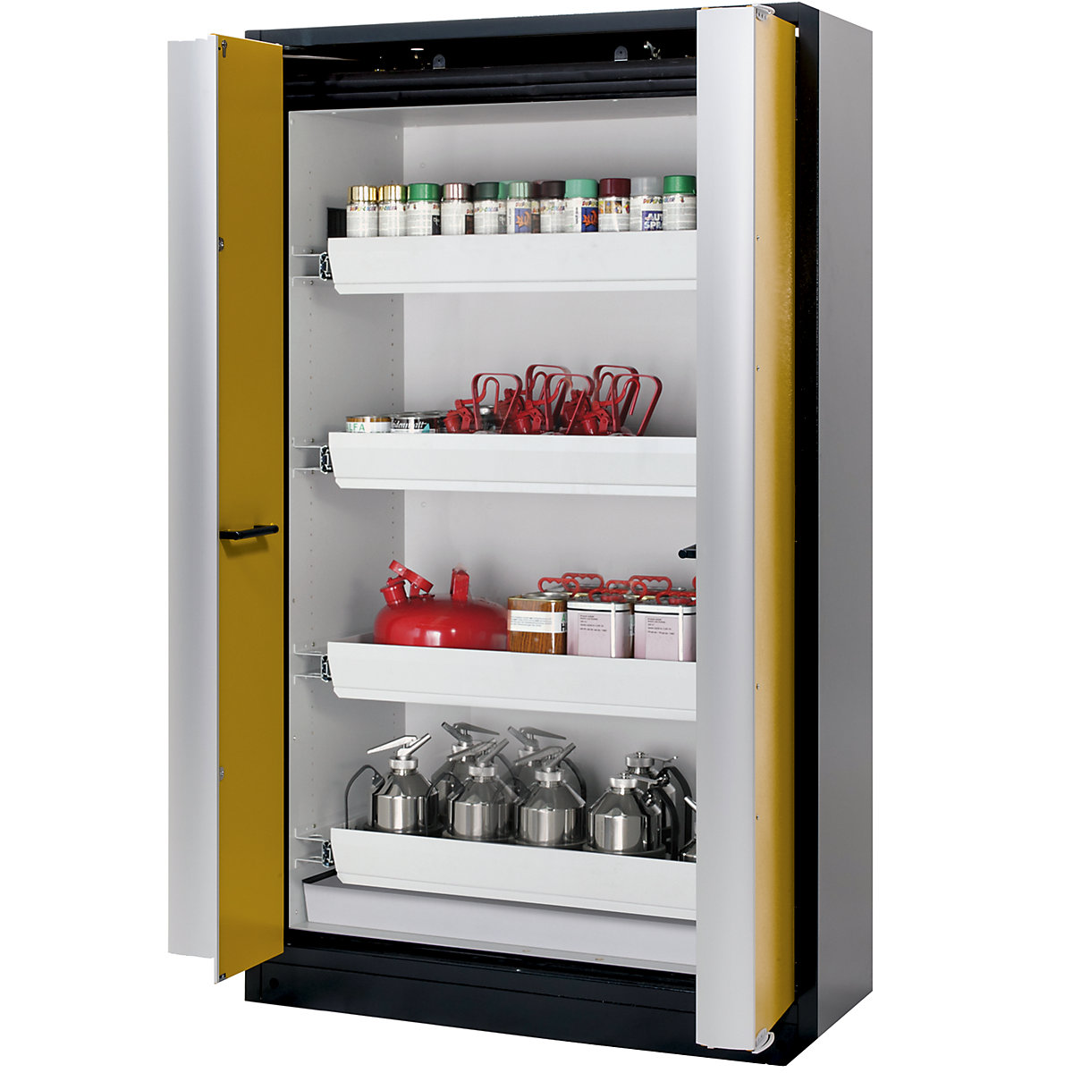 Feuerbeständiger Gefahrstoff-Falttürschrank Typ 90 asecos (Produktabbildung 4)-3