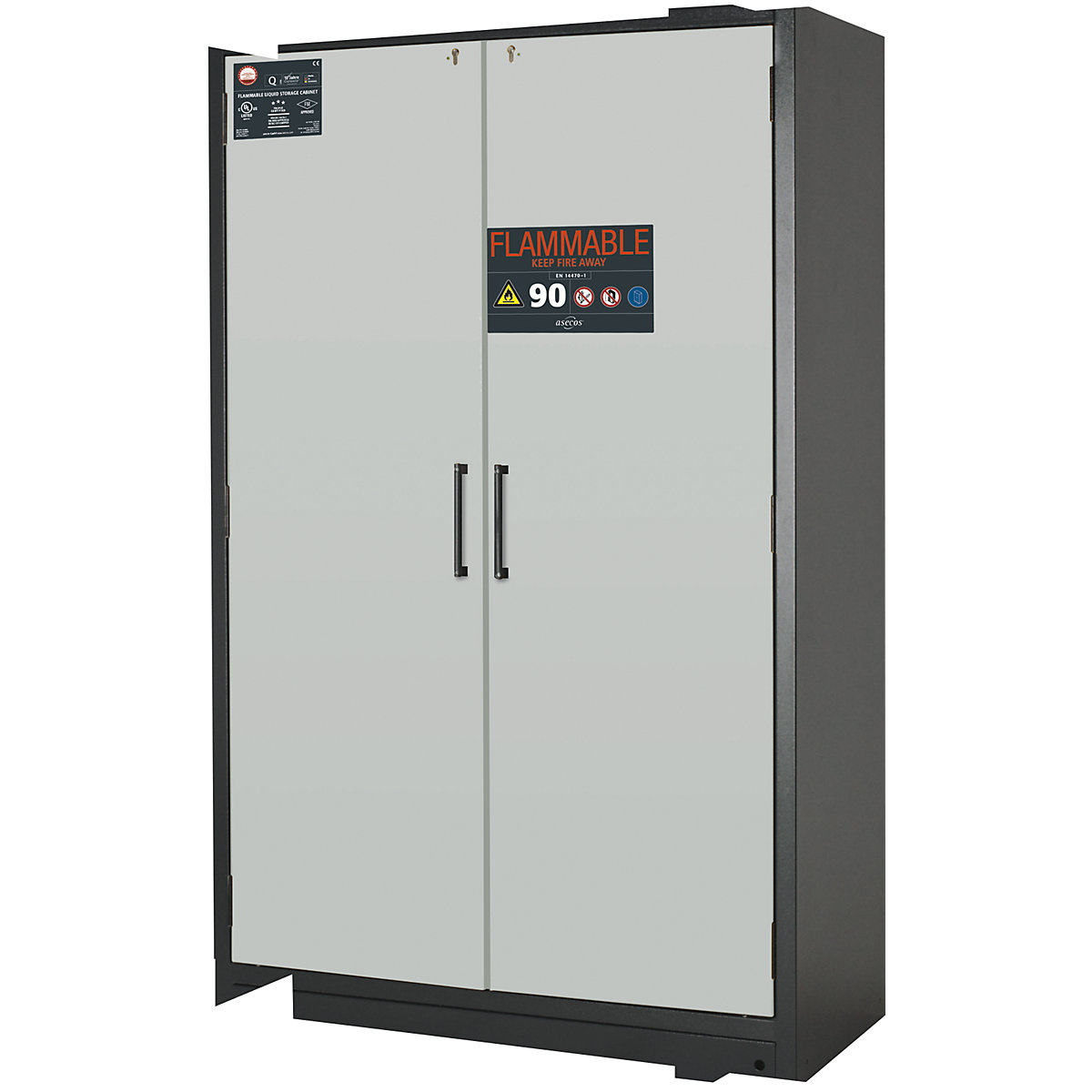 Feuerbeständiger Gefahrstoffschrank FM/UL/ULC/Typ 90 asecos (Produktabbildung 7)-6