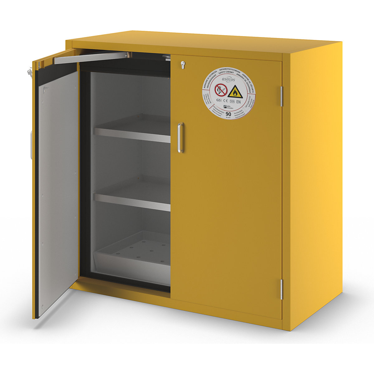 Feuerbeständiger Gefahrstoffschrank Typ 90 asecos (Produktabbildung 5)-4