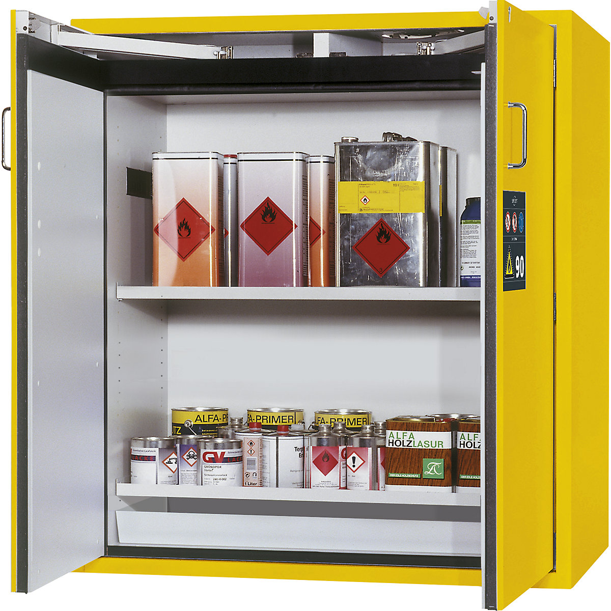 Feuerbeständiger Gefahrstoffschrank Typ 90 asecos (Produktabbildung 4)-3