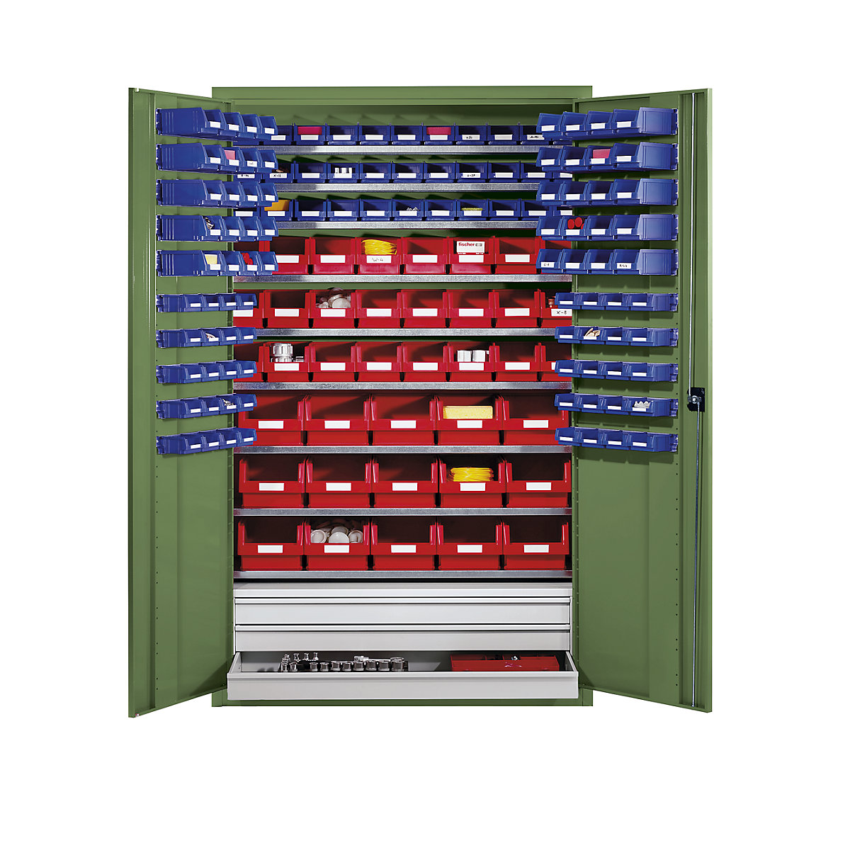 Großraumschrank aus Stahlblech eurokraft pro