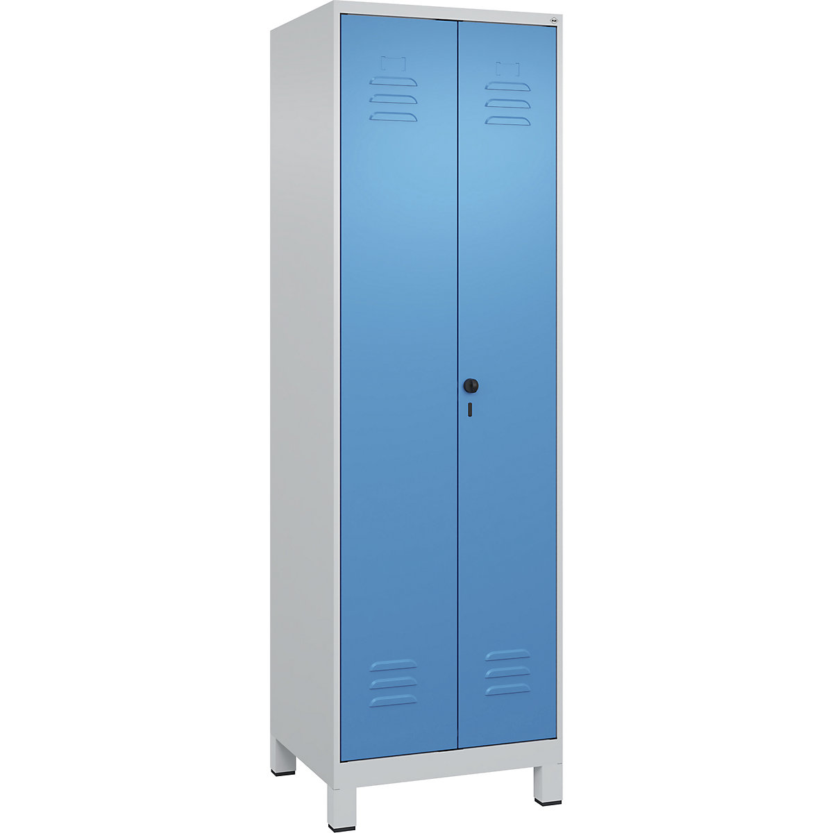 Classic PLUS Cleaning Supplies Locker Light Gray/Light Blue 60x50x195 cm 10