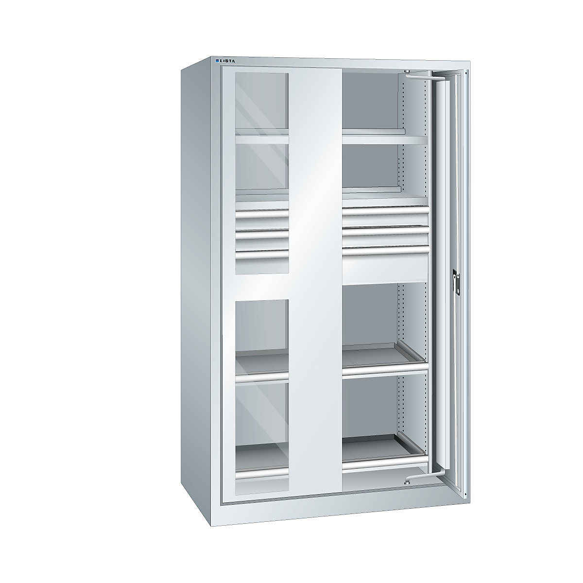 Schwerlast-Einschwenktürenschrank LISTA (Produktabbildung 6)-5