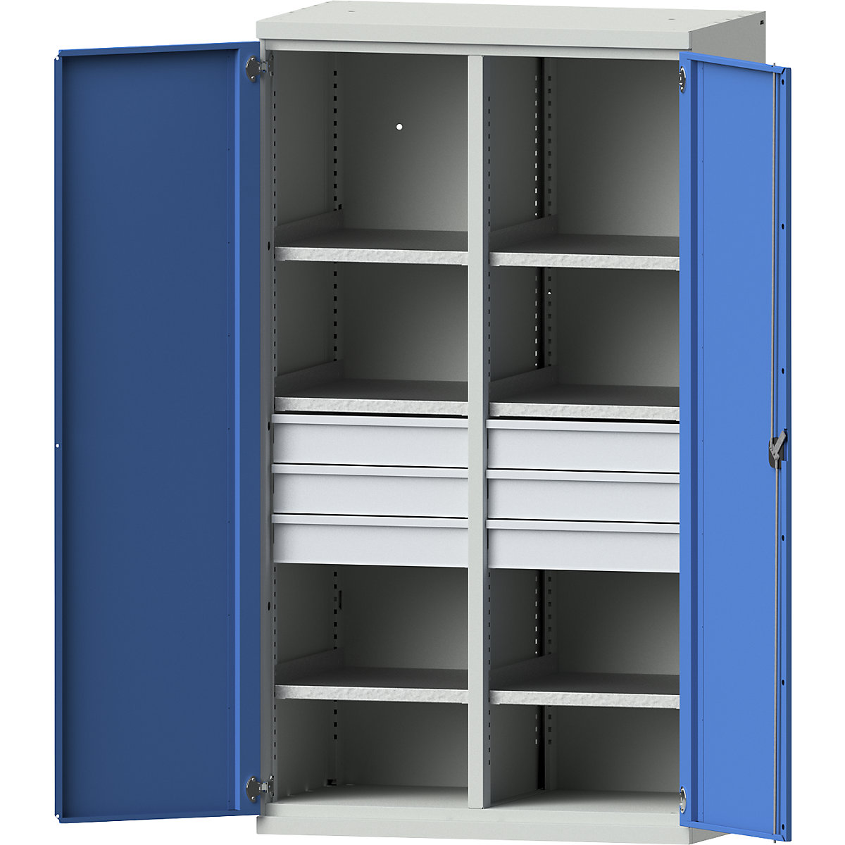 Schwerlastschrank aus Stahl eurokraft pro