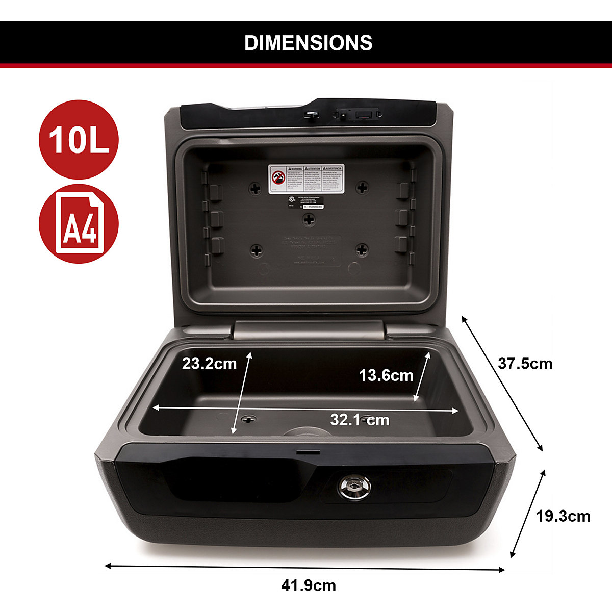 Dokumentenbox Masterlock (Produktabbildung 5)-4