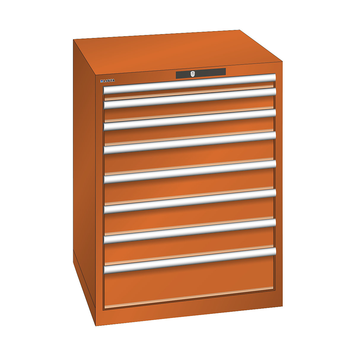 LISTA ESD Schubladenschrank Orange 2