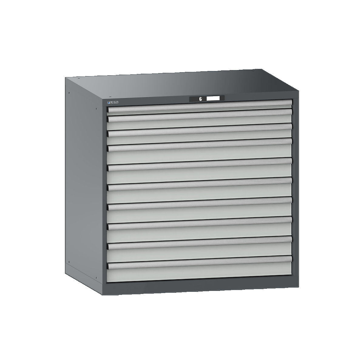 Schubladenschrank, 10 Schubladen LISTA