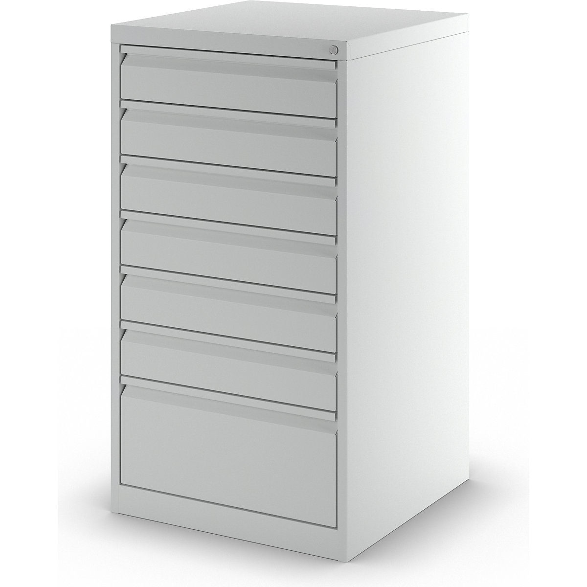 Schubladenschrank, Stahl eurokraft basic (Produktabbildung 6)-5