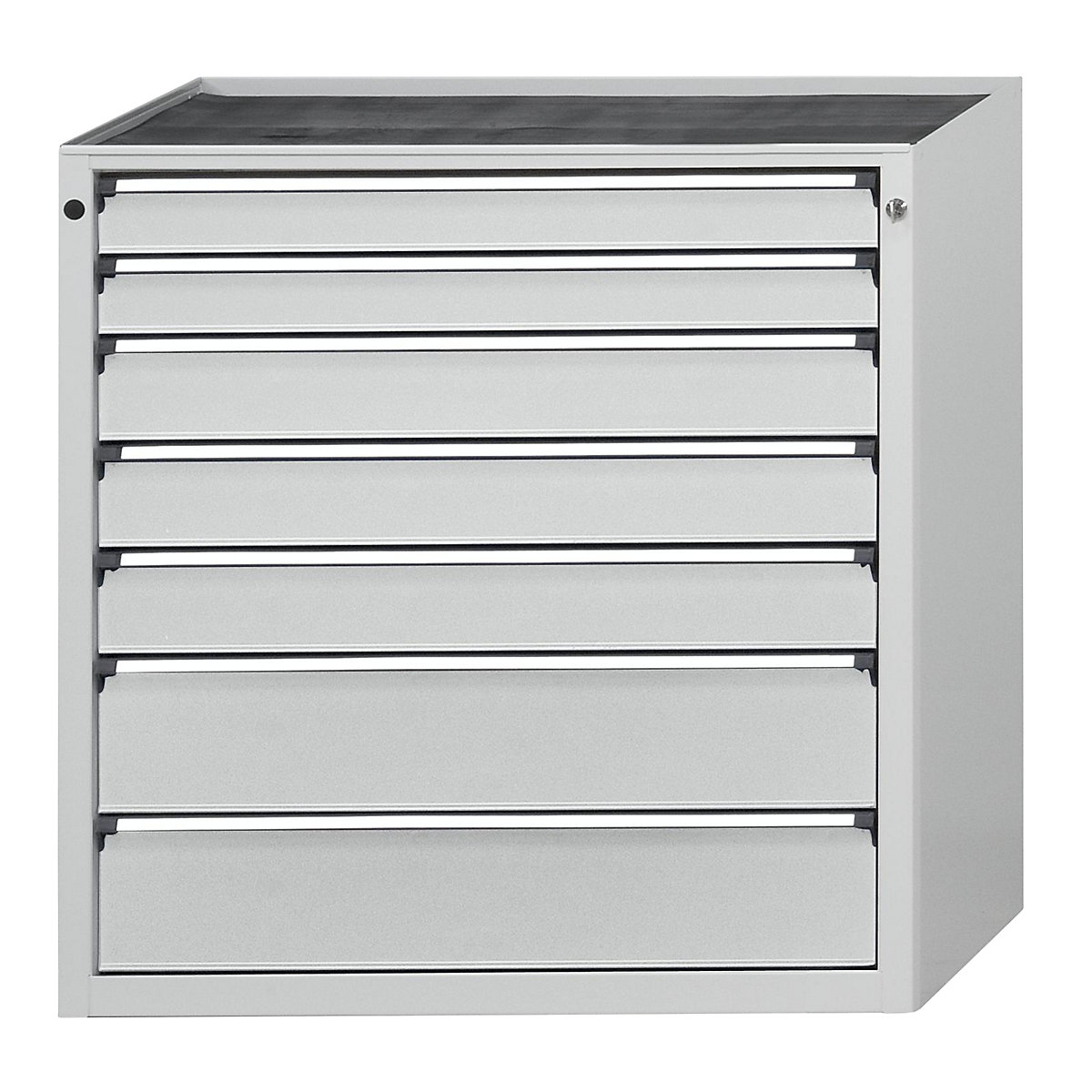 ANKE Drawer Cabinet Light Gray 91x67.5x98 cm 4