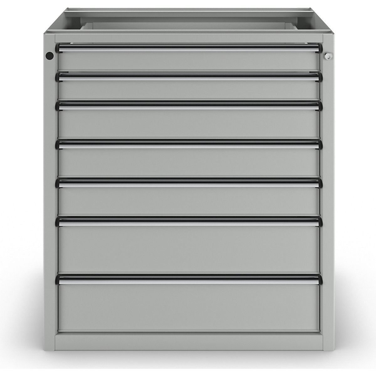 ANKE Drawer Cabinet Light Gray 91x67.5x98 cm 5