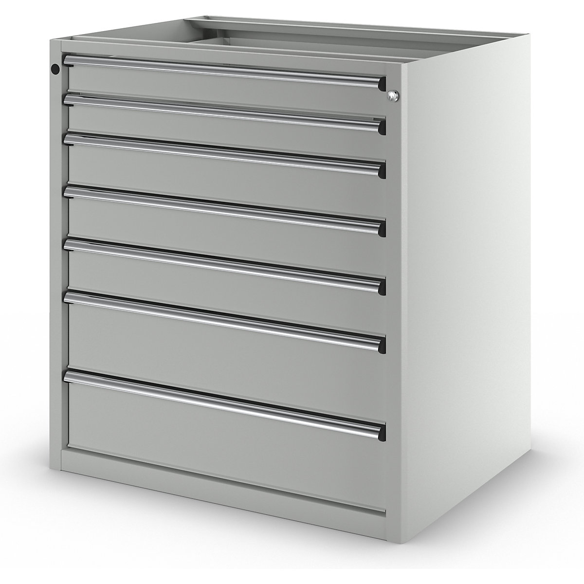 ANKE Drawer Cabinet Light Gray 91x67.5x98 cm 10