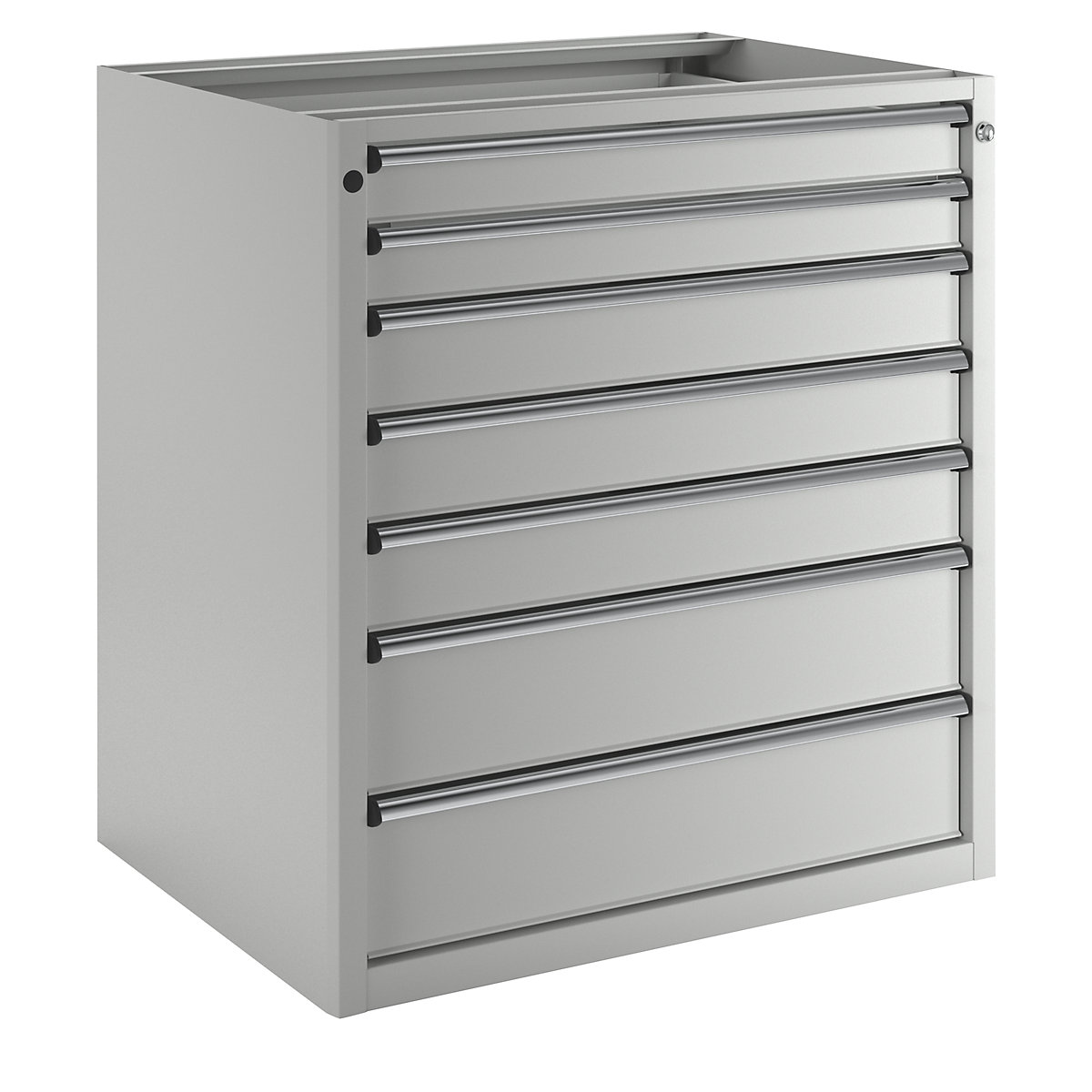 ANKE Drawer Cabinet Light Gray 91x67.5x98 cm 3